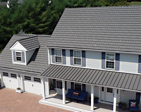 pictures of metal roof on houses|metal shingle roofing images.